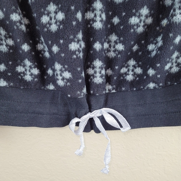 Olsenboye Pullover‎ Womens L Hoodie Charcoal Fleece Drawstring Bottom - Picture 2 of 12